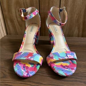 Alex Marie Colorful Patterned Heels